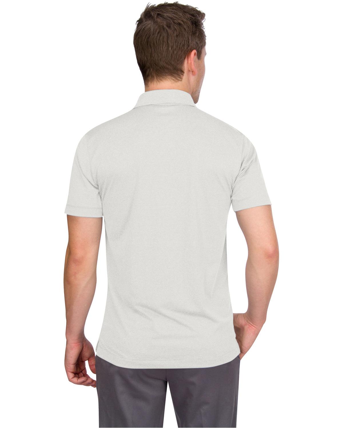 Three Sixty Six Men’s Thin-Striped Golf Polo Shirt Male Product Image