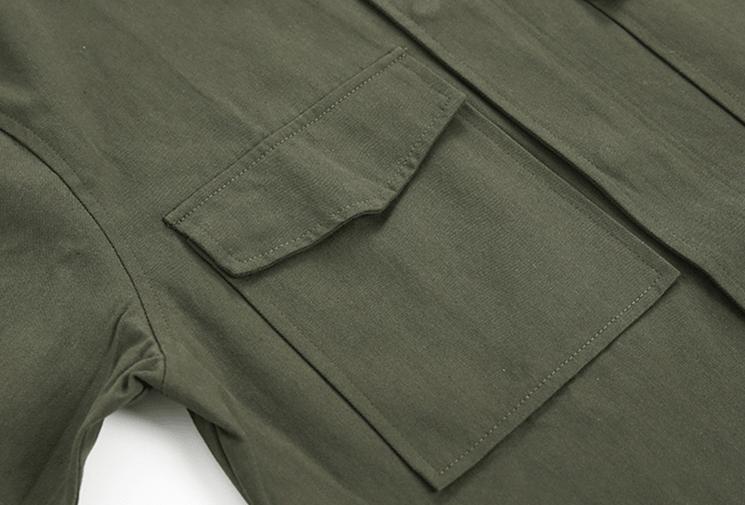 RT No. 2766 GREEN ZIP-UP COLLAR JK Product Image