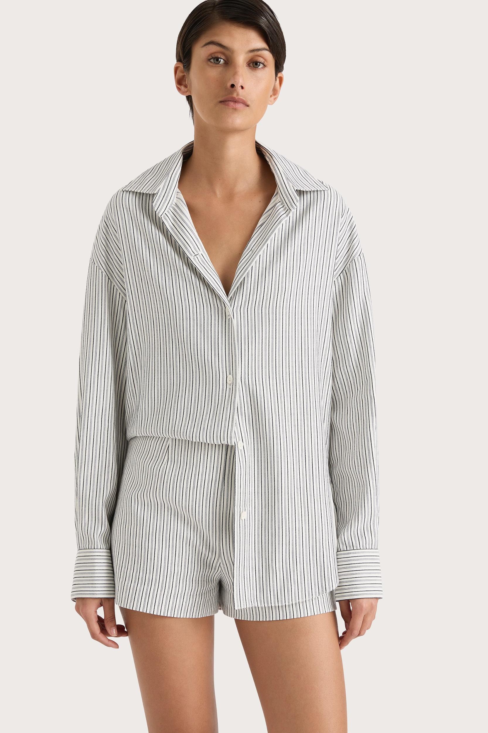 Noto Short Navy Stripe - Final Sale Product Image