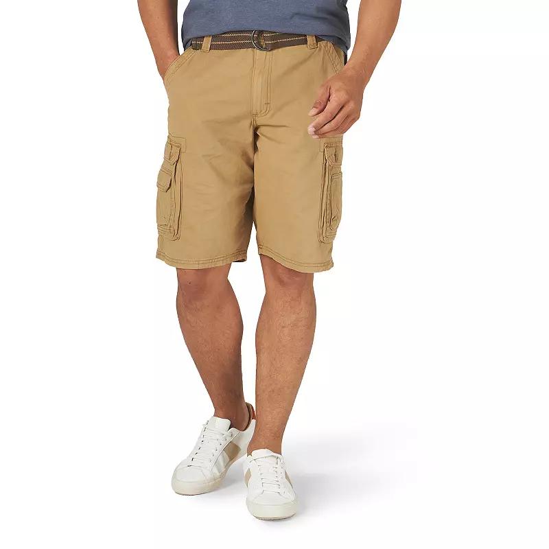 Men's Lee® 11.25" Wyoming Belted Cargo Shorts, Size: 32, Bourbon Product Image