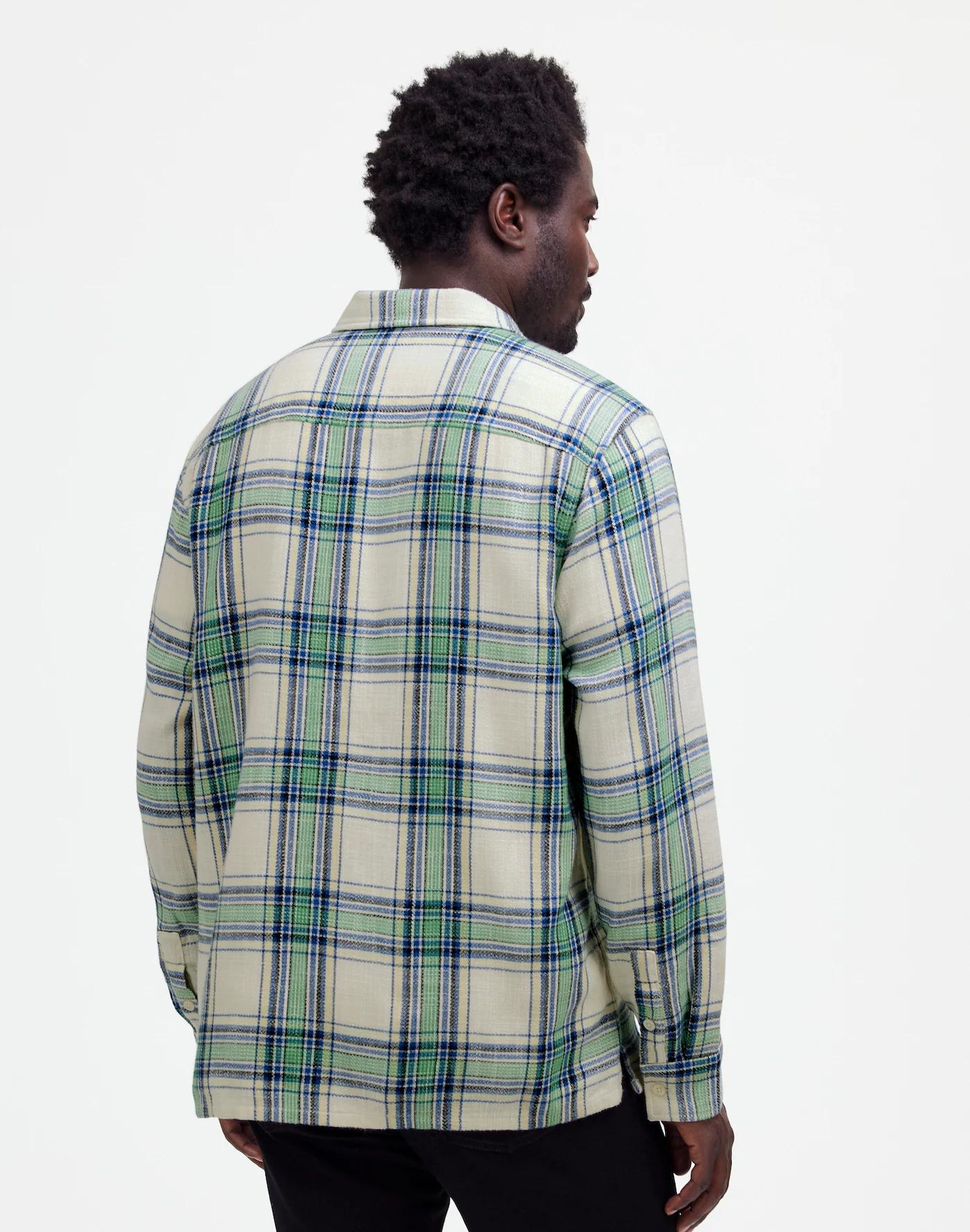 Easy Long-Sleeve Shirt in Slub Twill Product Image