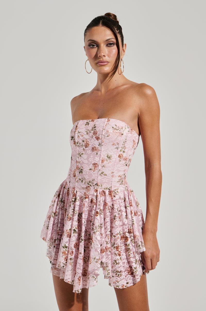 A KEEPER LACE MINI DRESS Product Image