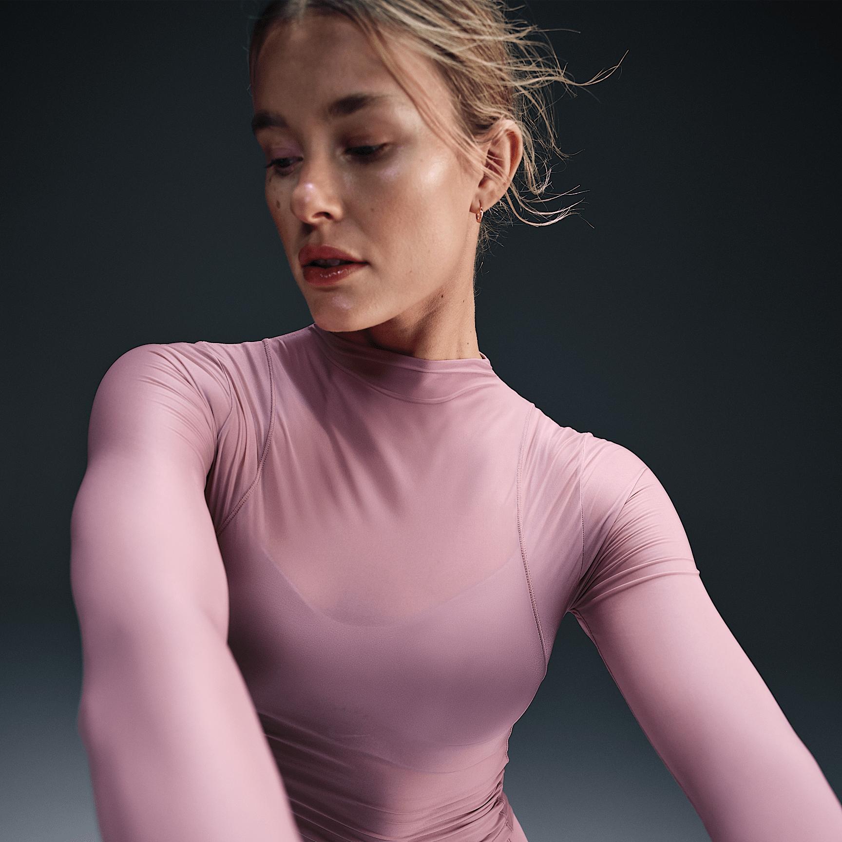 Nike Zenvy Sheer Women's Dri-FIT Long-Sleeve Top Product Image