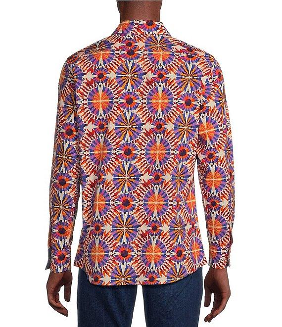 Cremieux Premium Denim Vibrant Geometric Long Sleeve Woven Shirt Product Image