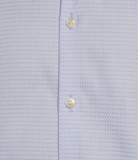 Murano Slim-Fit Small Geo Pattern Long Sleeve Woven Shirt Product Image