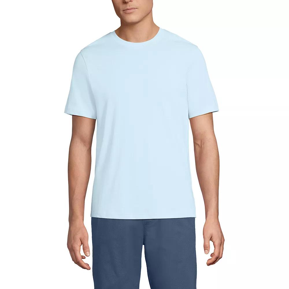 Men's Lands' End Supima Crewneck Tee,  Product Image