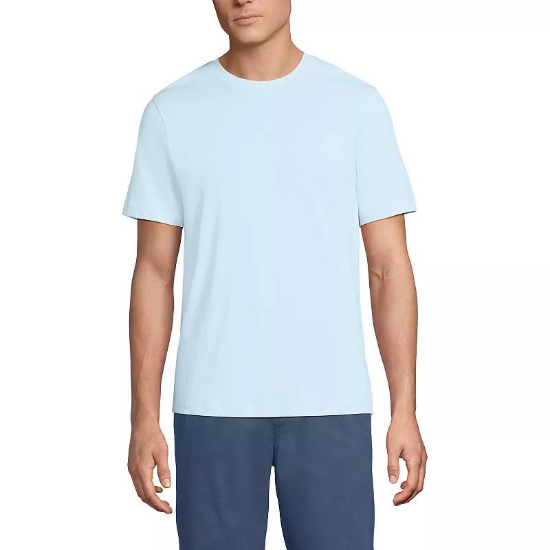 Men's Lands' End Supima Crewneck Tee,  Product Image