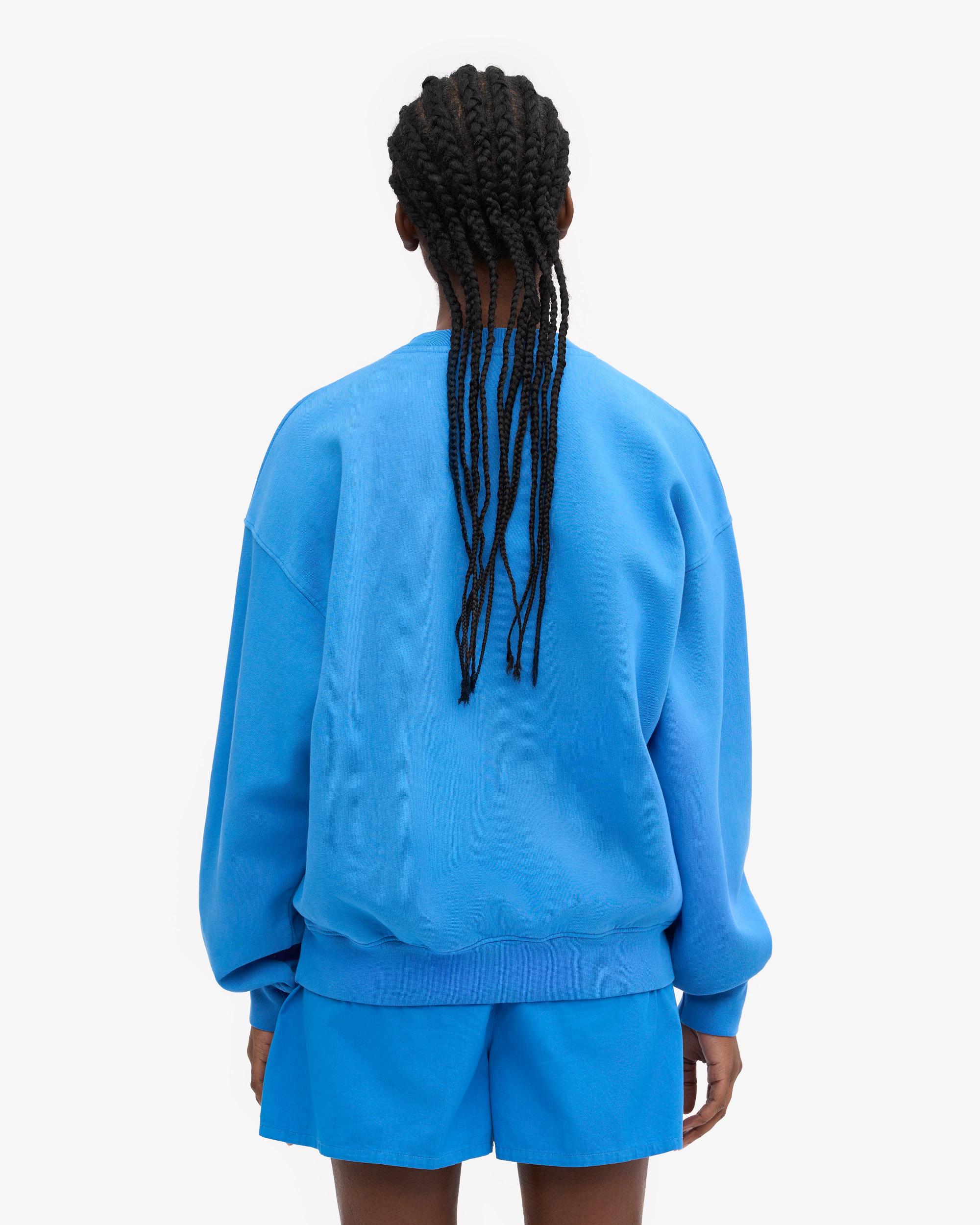 Organic Oversized Crew - Pacific Blue Product Image