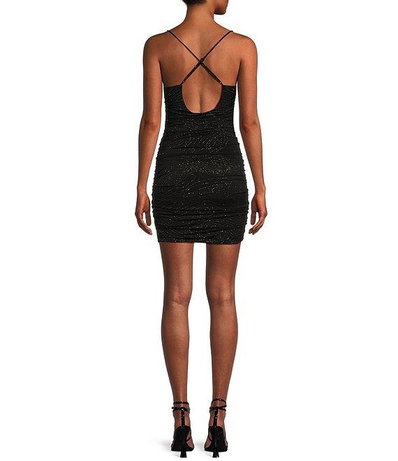 Xtraordinary Cowl Neck Sleeveless Slip Caterpillar Dress Product Image