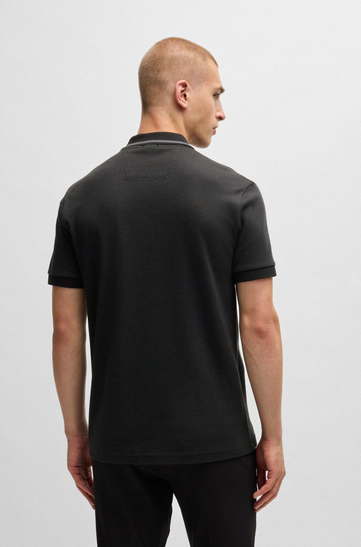Paddy polo shirt in cotton jacquard Product Image