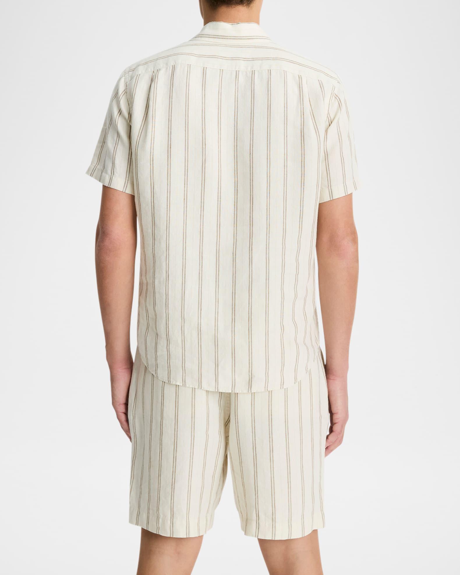 Men's Classic Striped Sport Shirt Product Image