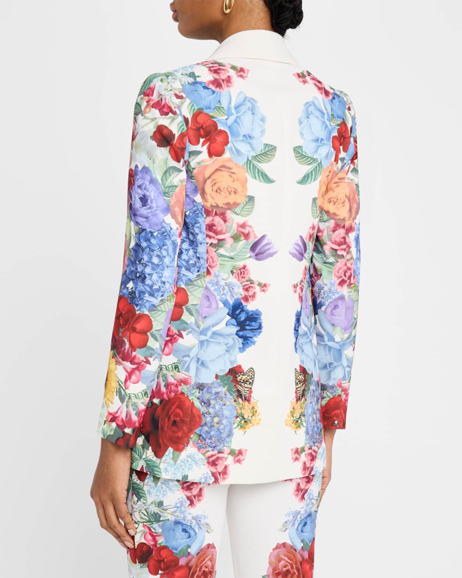 Denny Notch-Collar Boyfriend Blazer Product Image