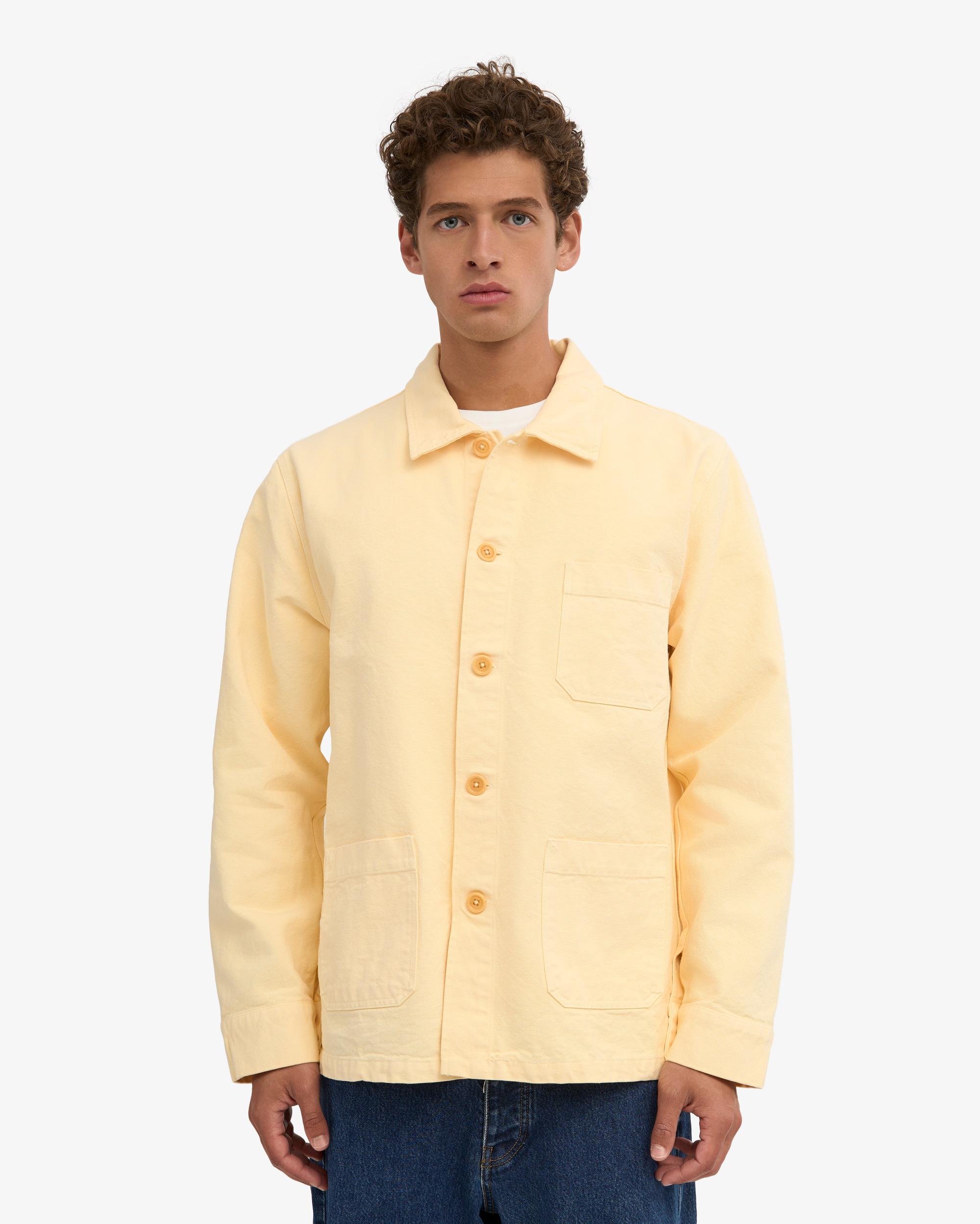 Organic Workwear Jacket - Soft Yellow Product Image