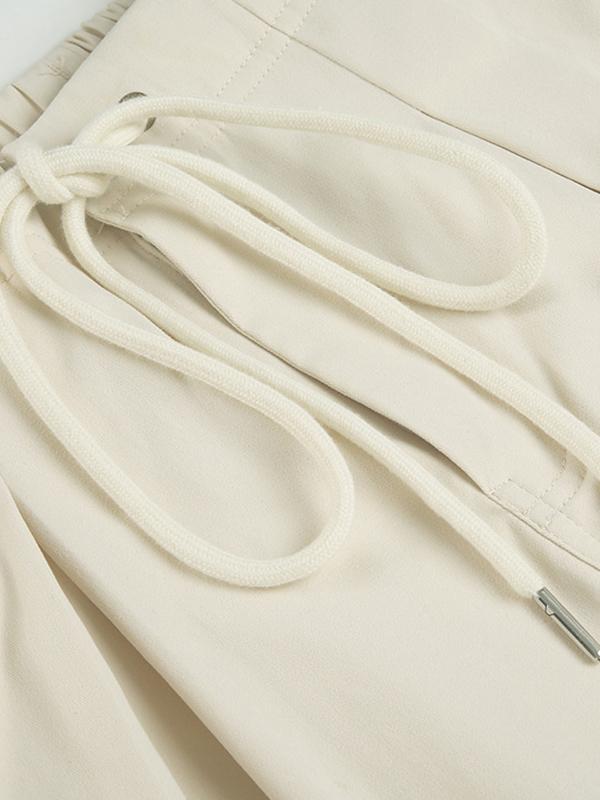 American Street Style Casual Wide Leg Pants Product Image