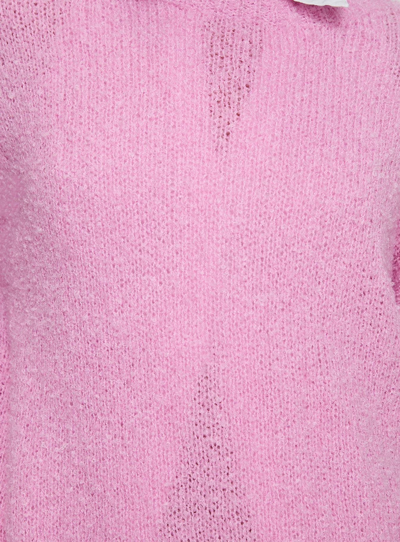 Niomie Knit Sweater Pink Product Image