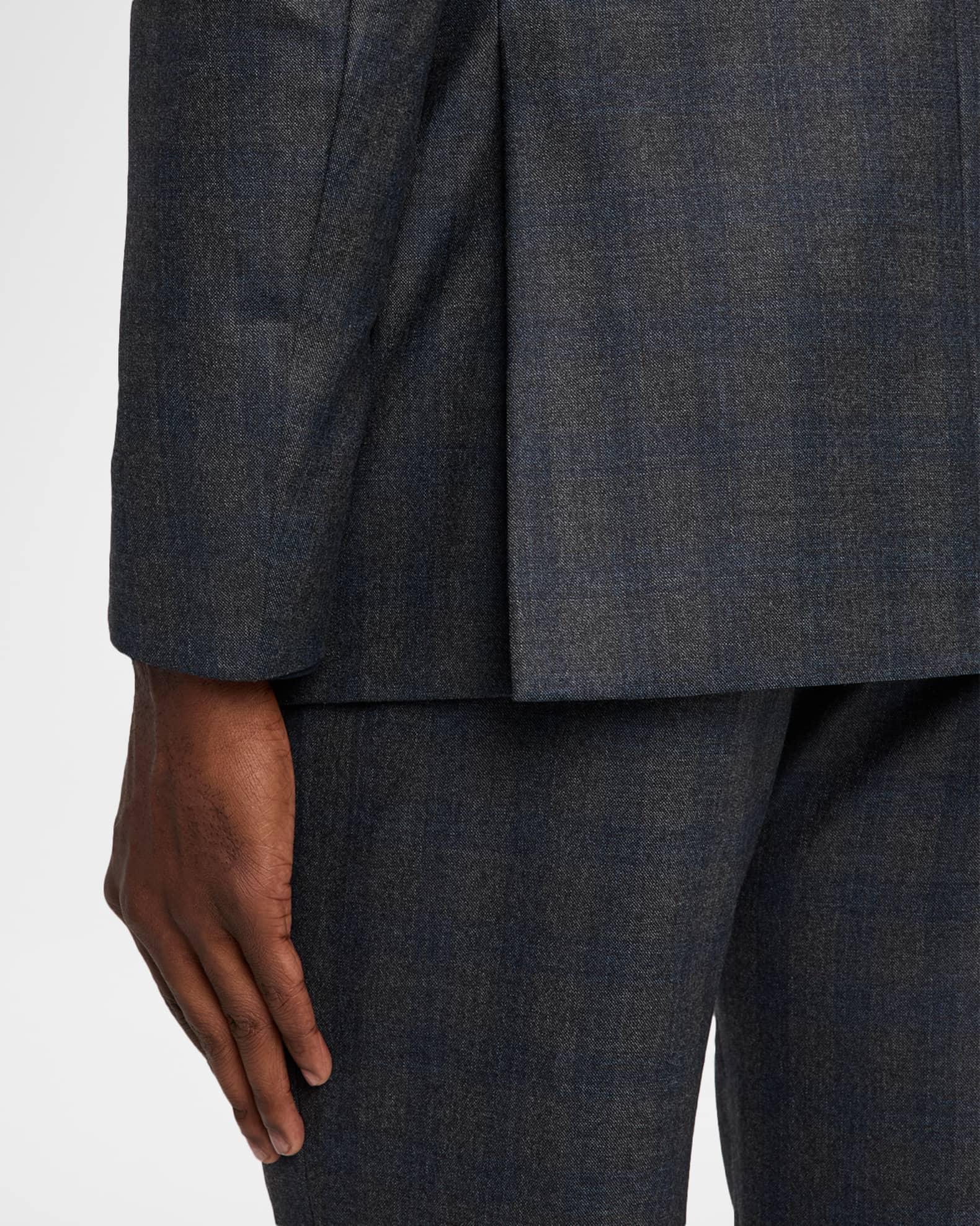 Men's Blurred Plaid G Line Two-Piece Suit  Product Image