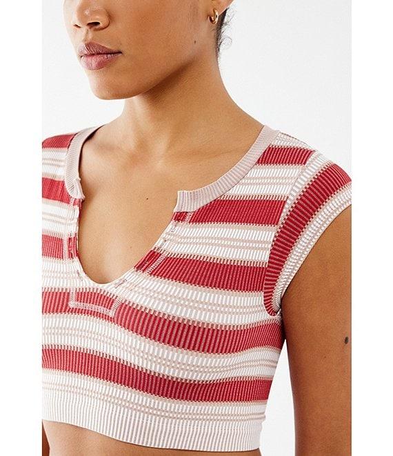 BDG Urban Outfitters Short Sleeve Striped Top Product Image