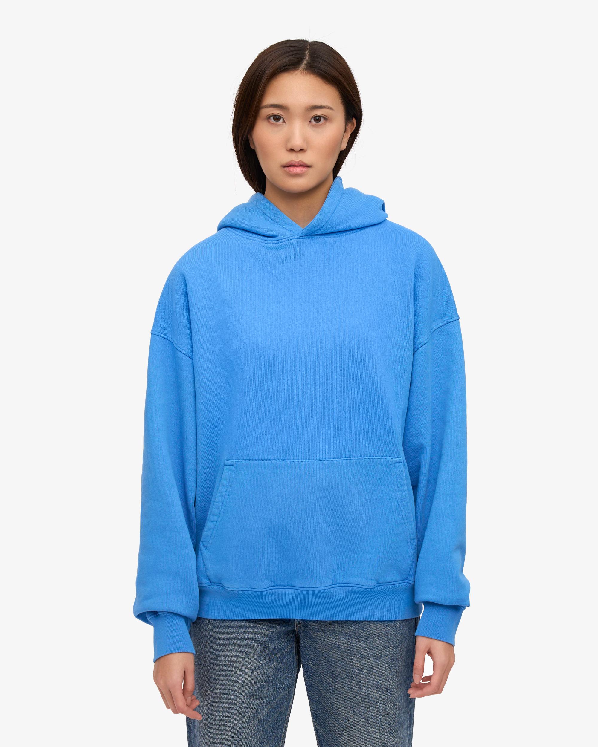 Organic Oversized Hood - Pacific Blue Product Image