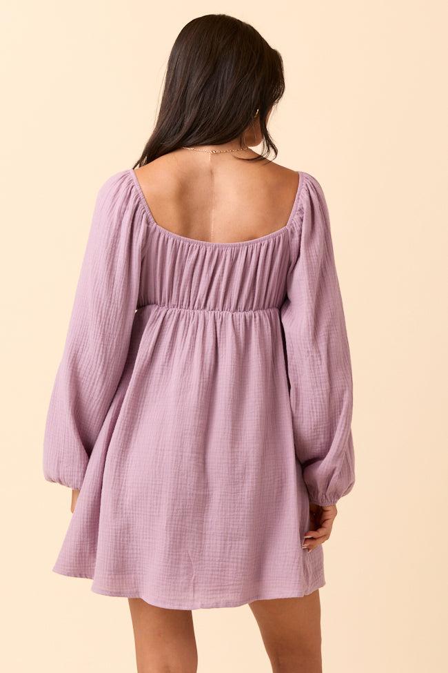 Veronica Lavender Mini Dress Product Image