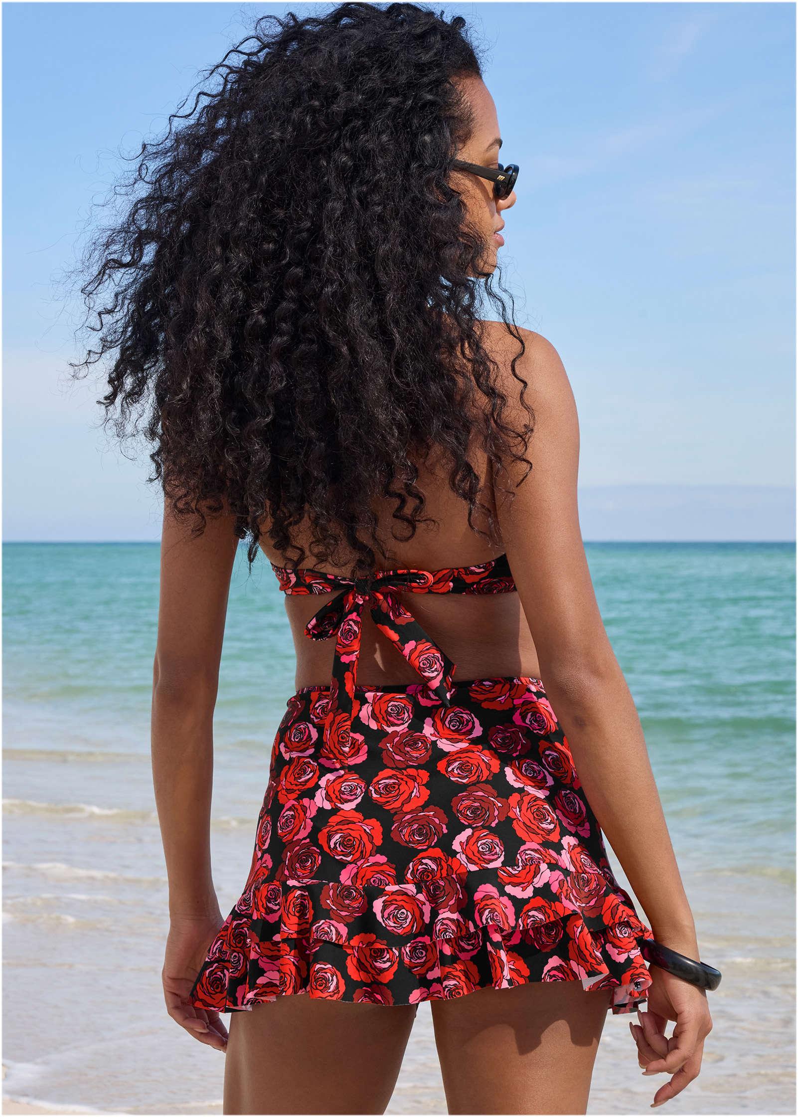 Cover-Up Mini Skirt - Rose Garden Product Image