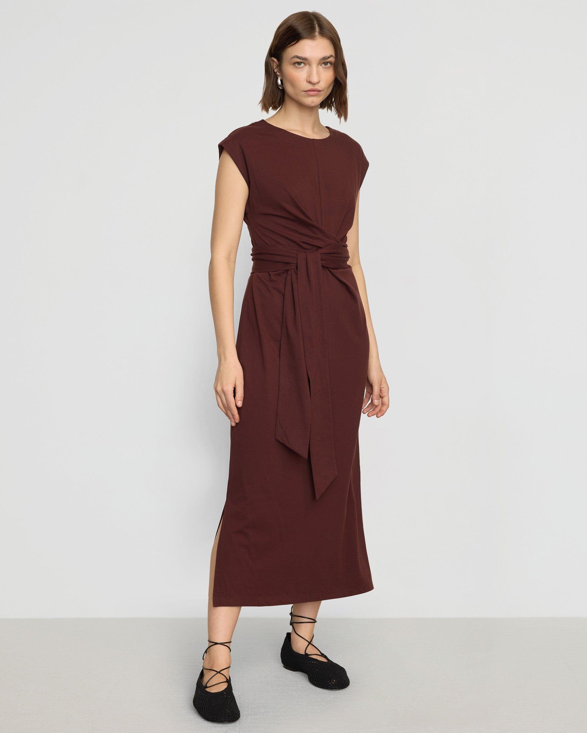 Fei Tie-Front Organic Cotton Dress Product Image