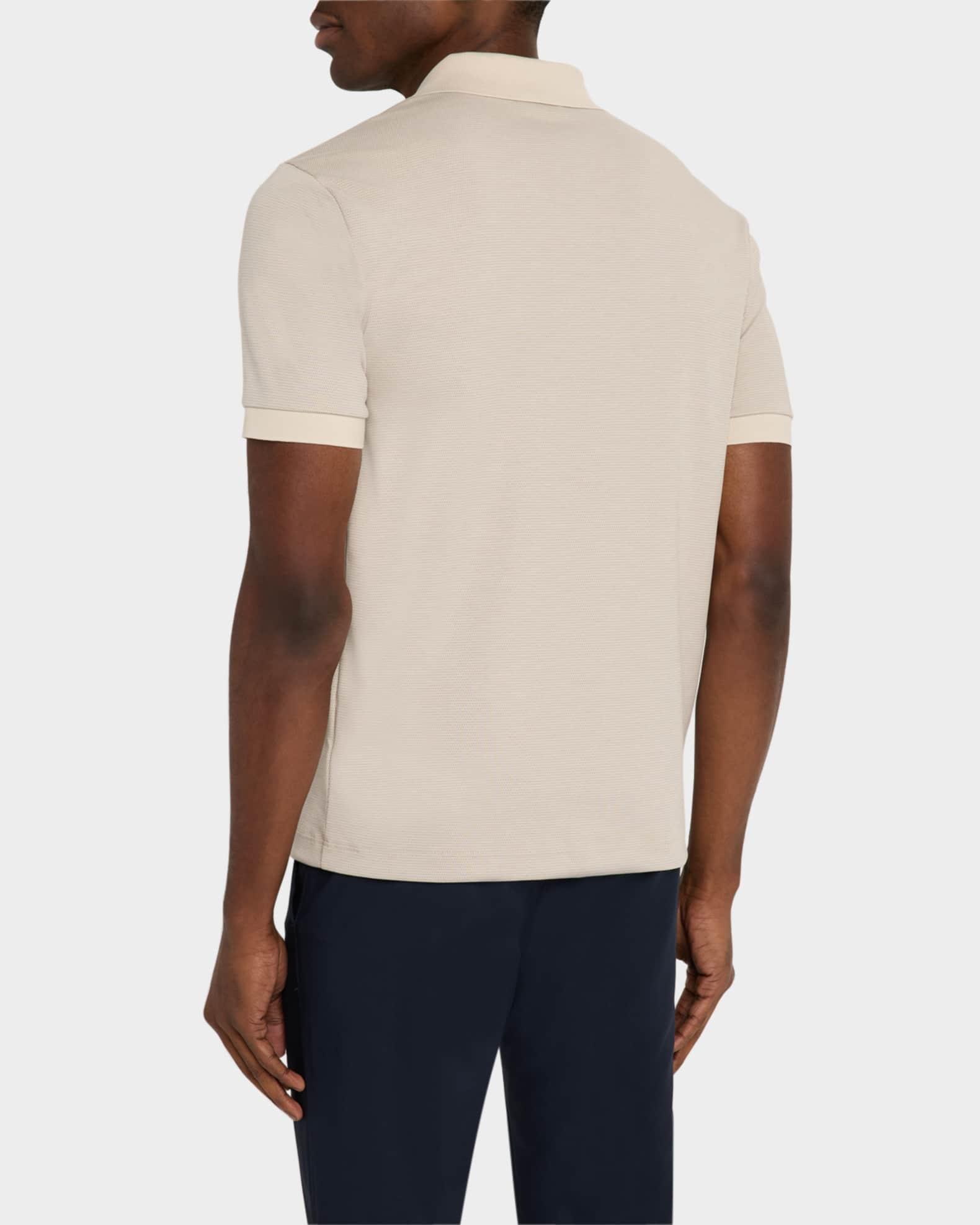 Men's Geometric Jacquard Polo Shirt Product Image