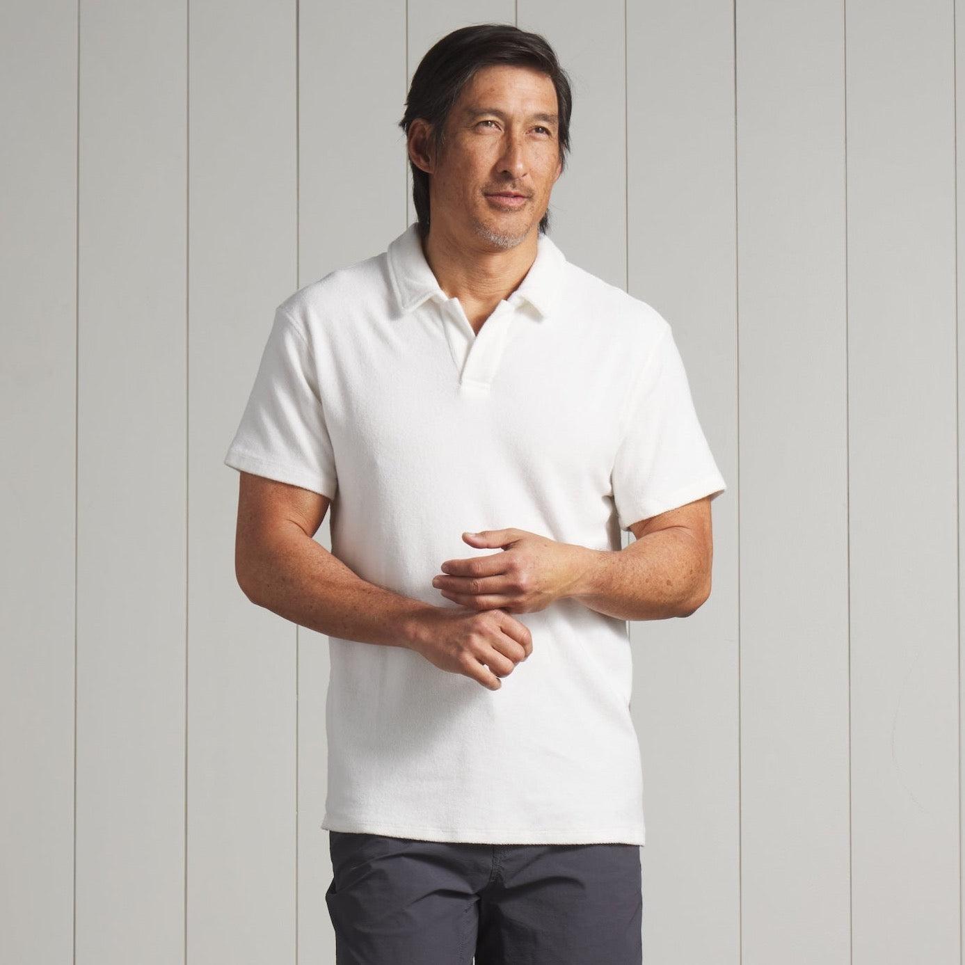 Riviera Terry Polo - White Product Image