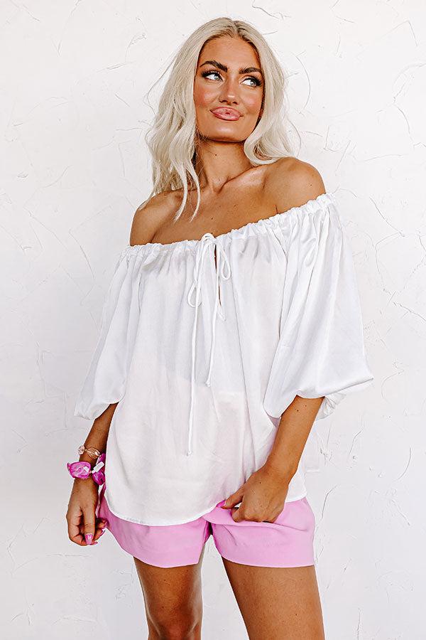 Boss Shift Top In White Product Image