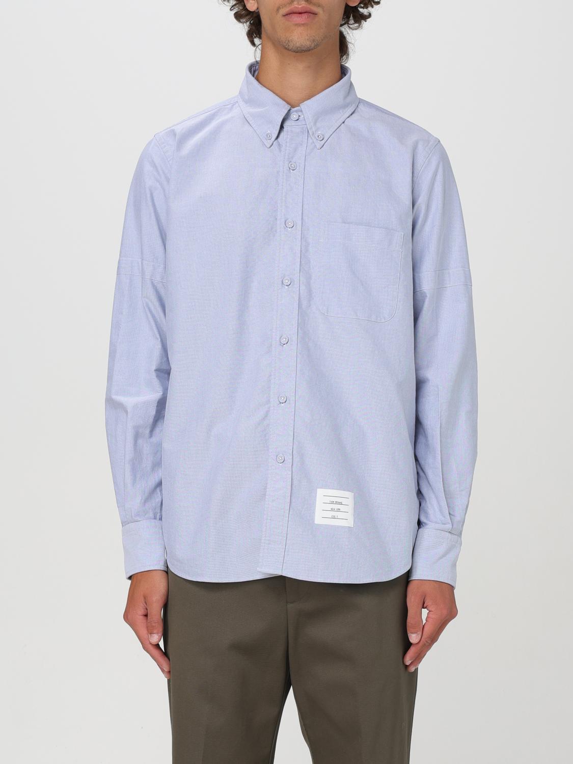 Thom Browne Men's Classic Fit Cotton Button-Down Shirt Product Image
