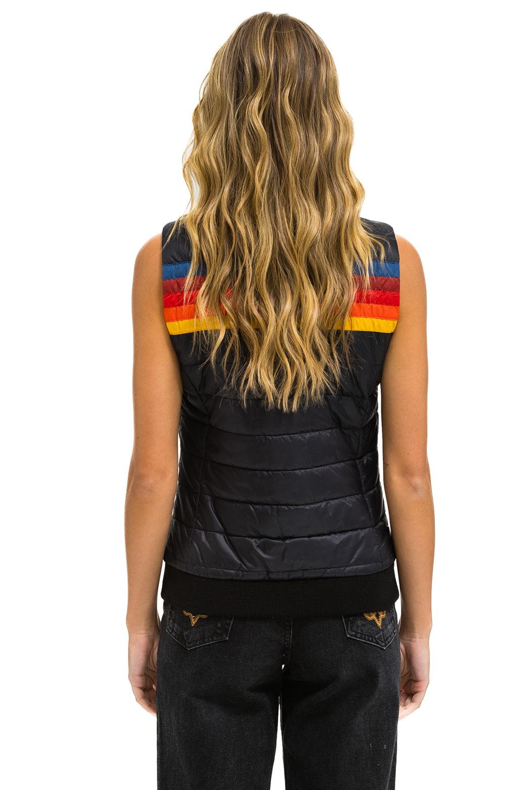 WOMEN'S 5 STRIPE VEST - BLACK Female Product Image