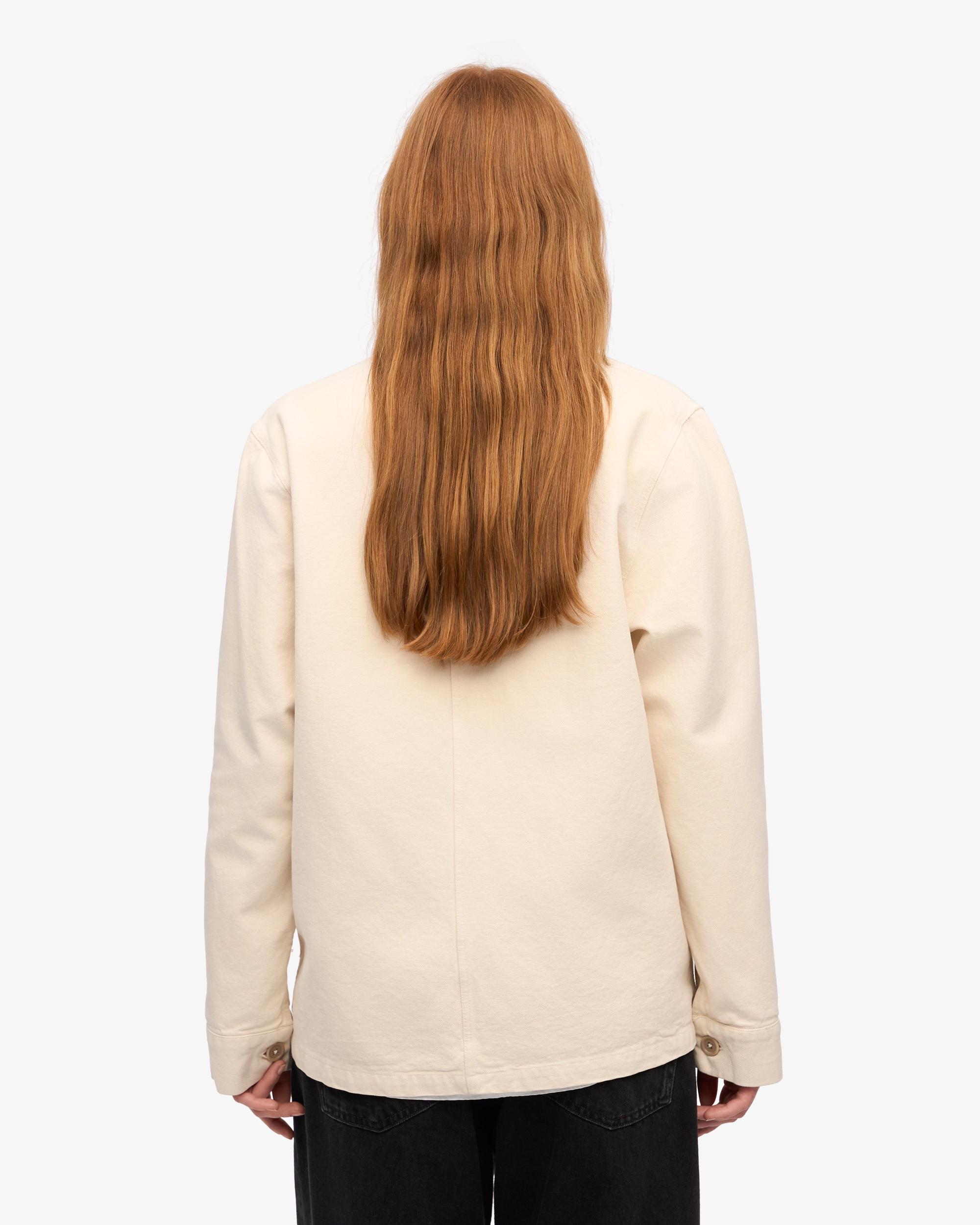 Organic Workwear Jacket - Ivory White Product Image