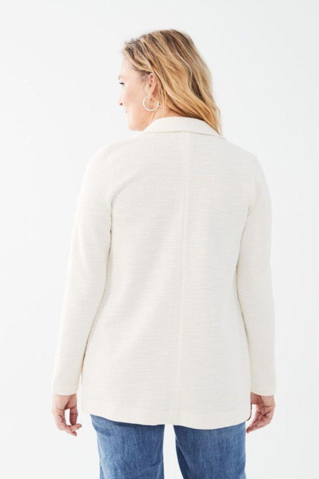 Textured Knit Blazer Product Image