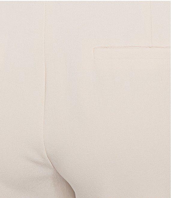 Kasper Crepe Fly Front Slim Pants Product Image