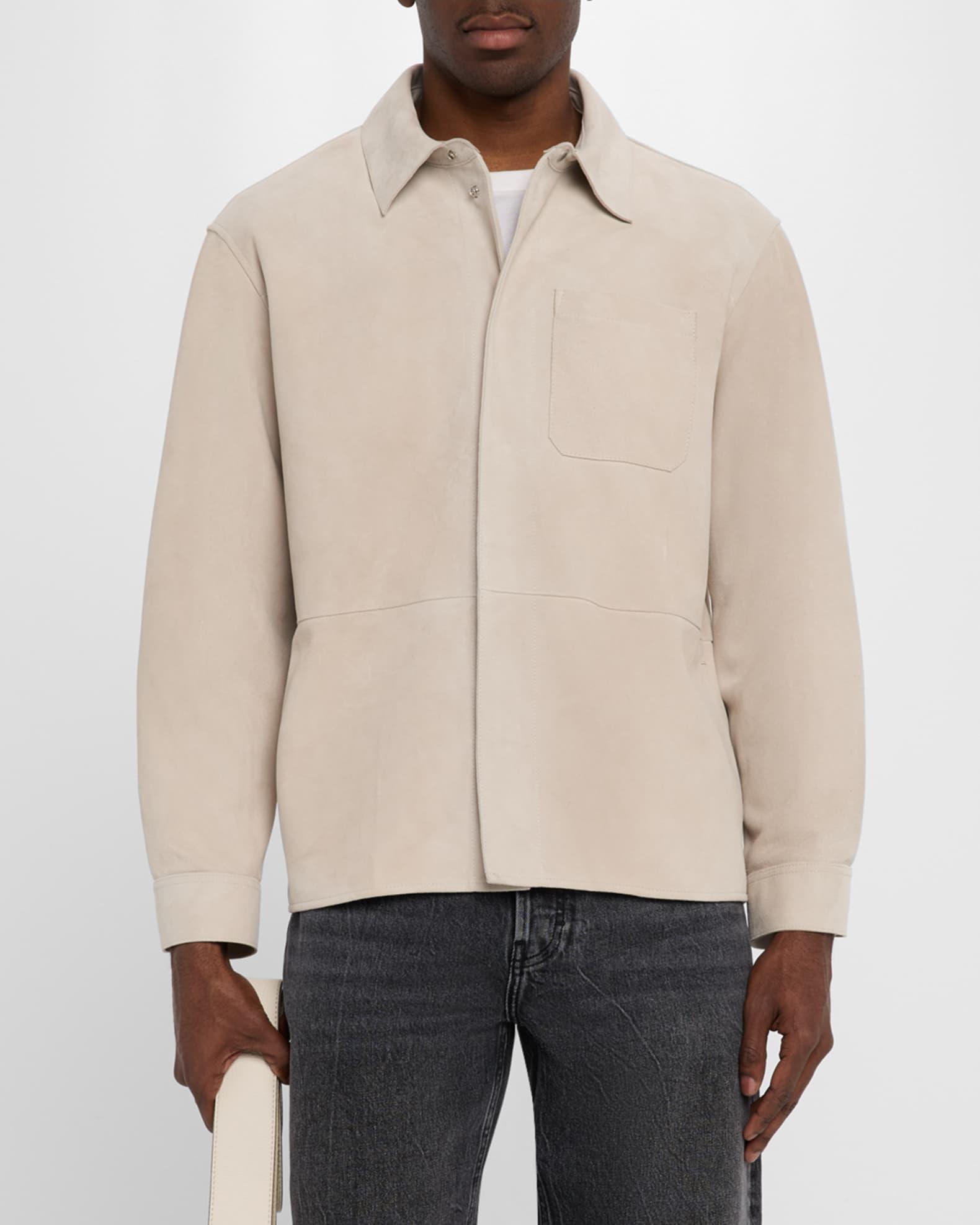 Men's Suede Overshirt Product Image
