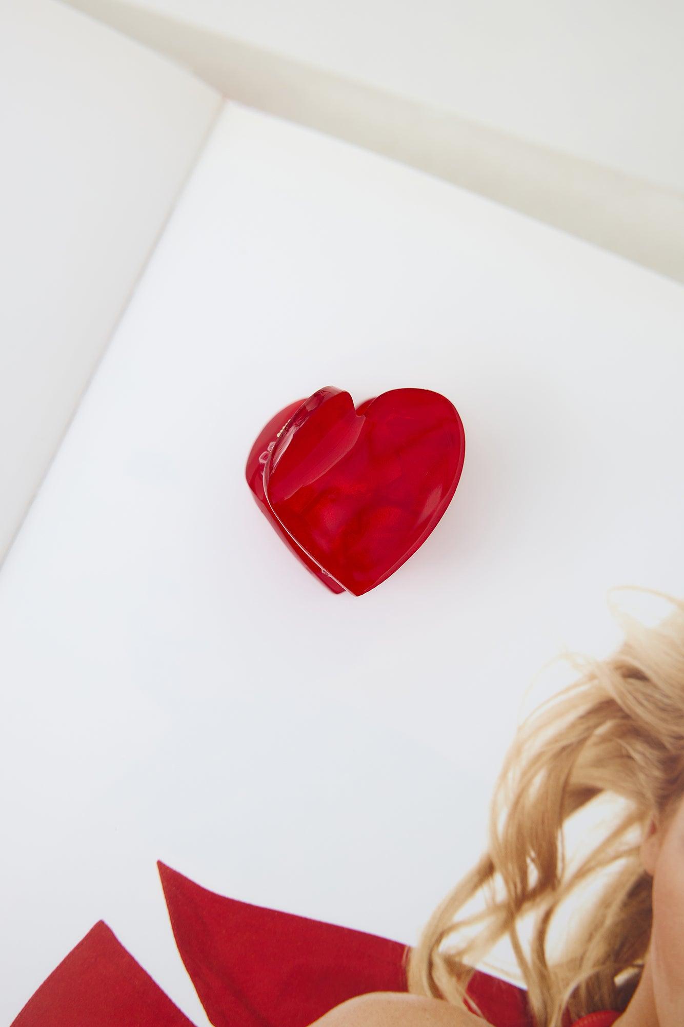 Candy Love Hair Clip Small Red Product Image