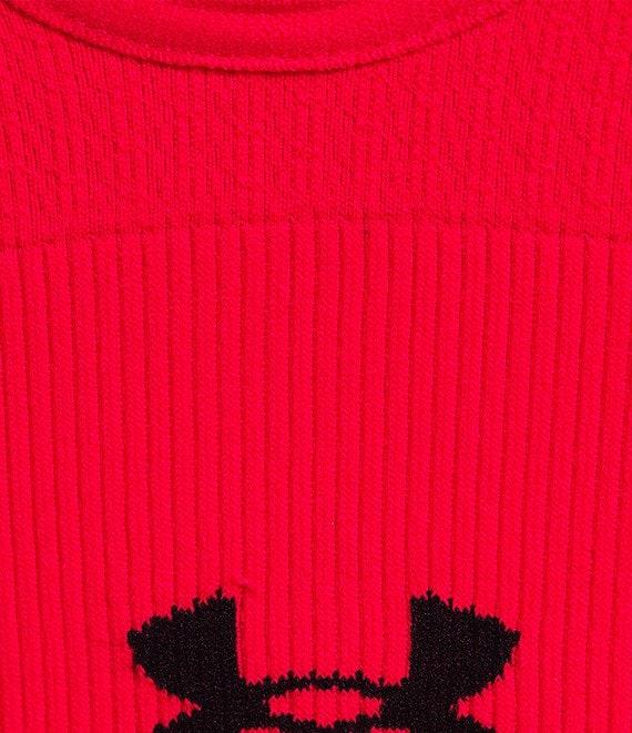 Under Armour Solid 4-Way Stretch Vanish Seamless Scoop Neck Sports Bra Product Image