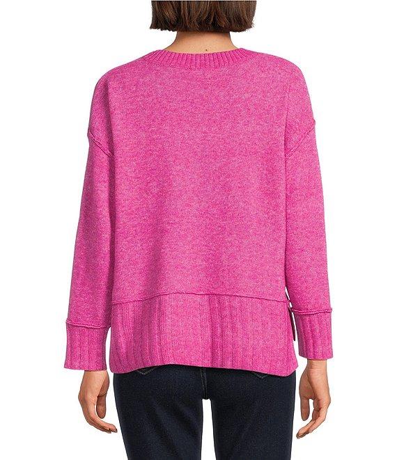 Westbound Wool Blend Long Sleeve Crew Neck Sweater Product Image