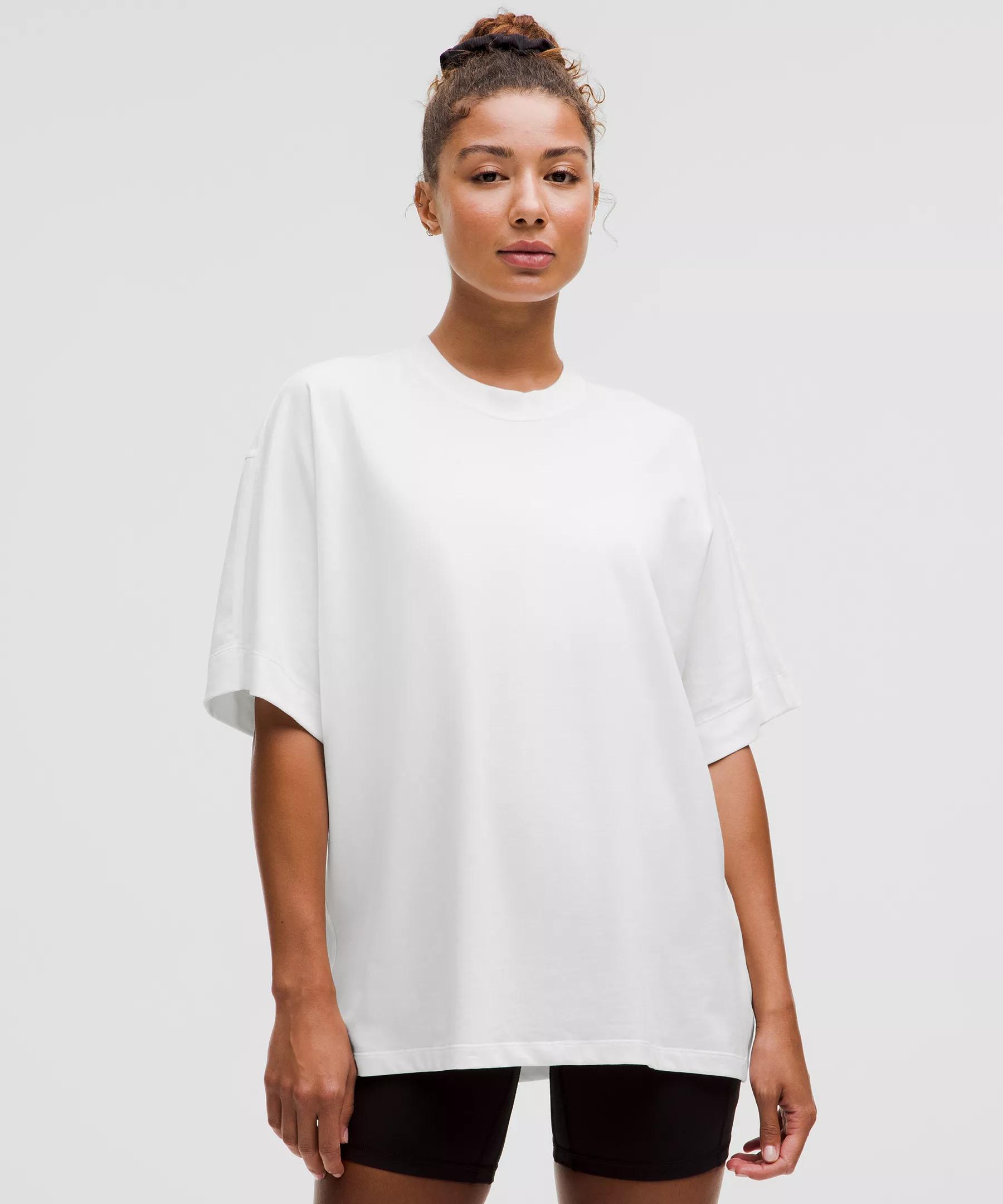 Cotton Jersey Oversized Short-Sleeve Shirt Product Image