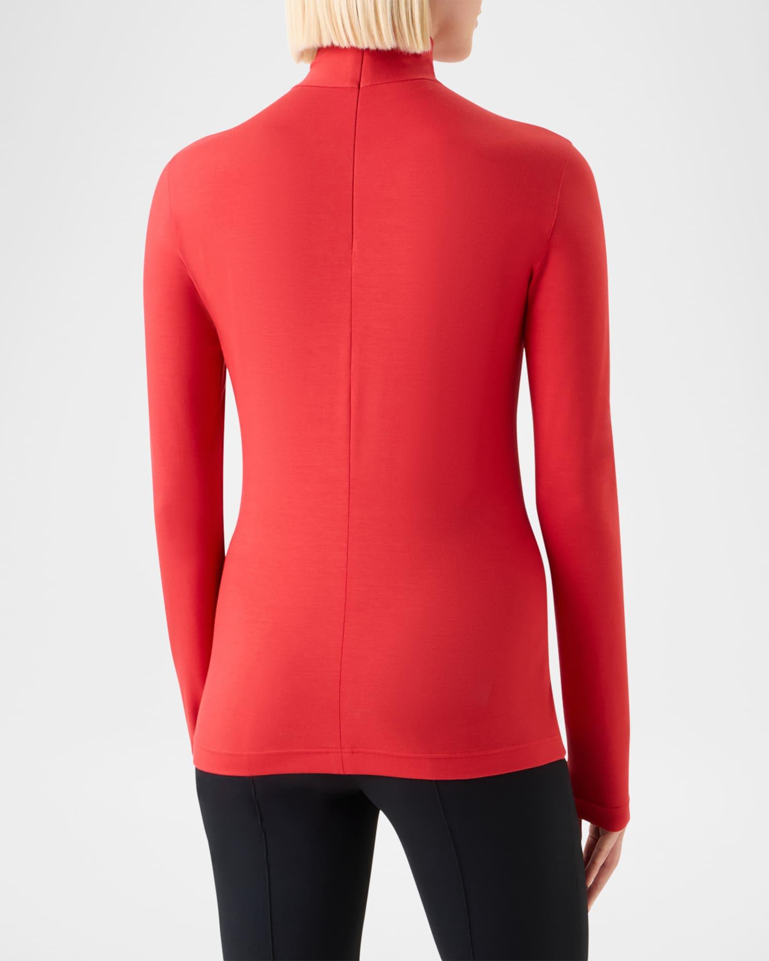 Modal Jersey Mock-Neck Shirt Product Image