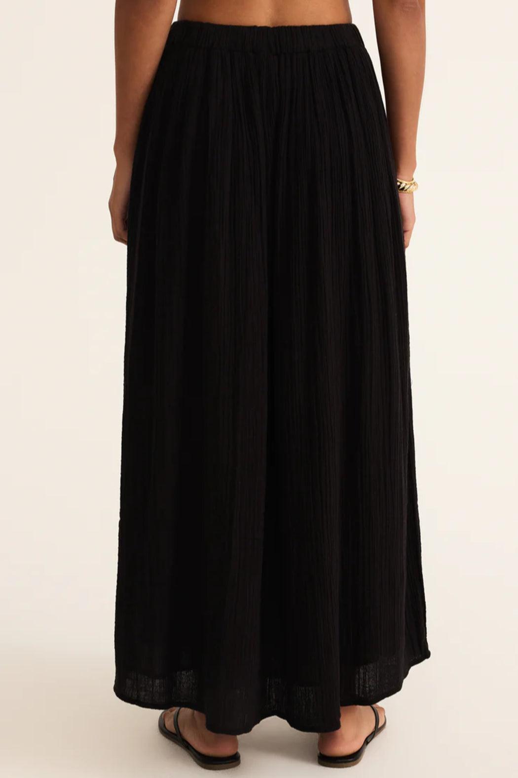 Reina Airy Skirt Black Product Image