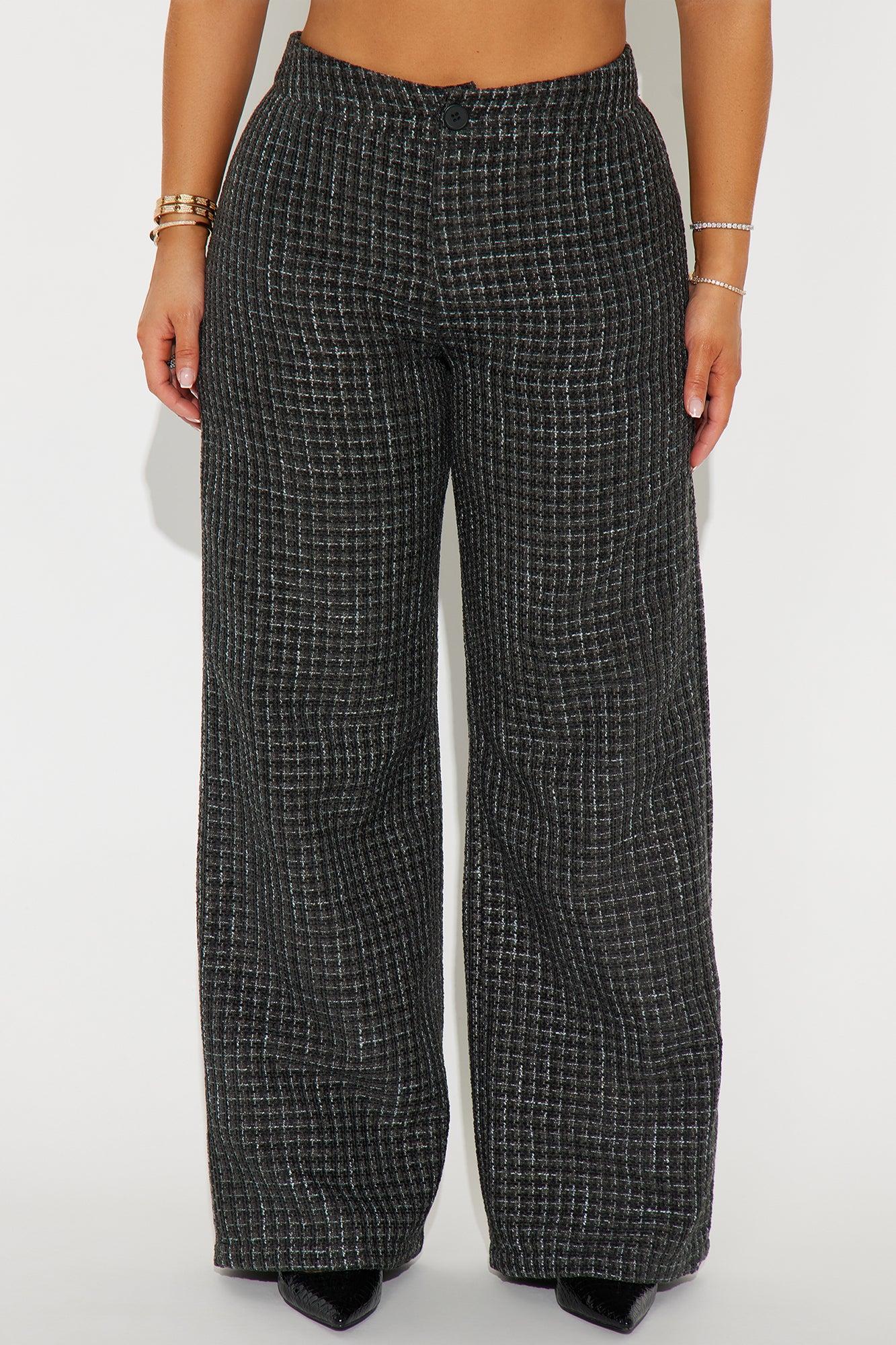 Shantay Tweed Pant - Black Product Image