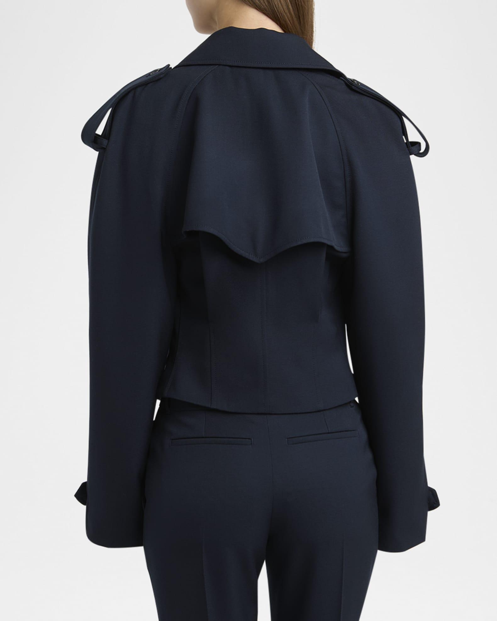 Cropped Trench Coat  Product Image