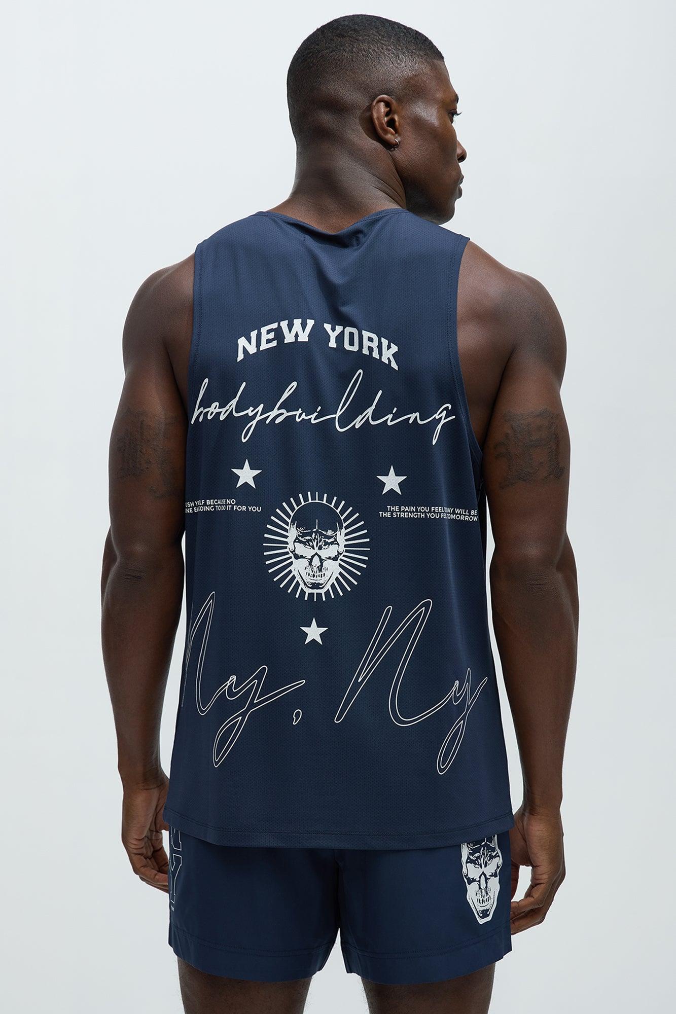 NY Champ Active Tank Top - Navy Product Image