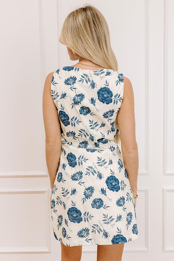Italian Hideaway Floral Mini Dress Product Image