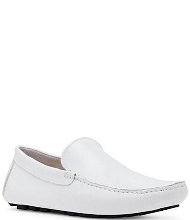Steve Madden Mens Bernie Slip On Leather Driver Loafers Product Image