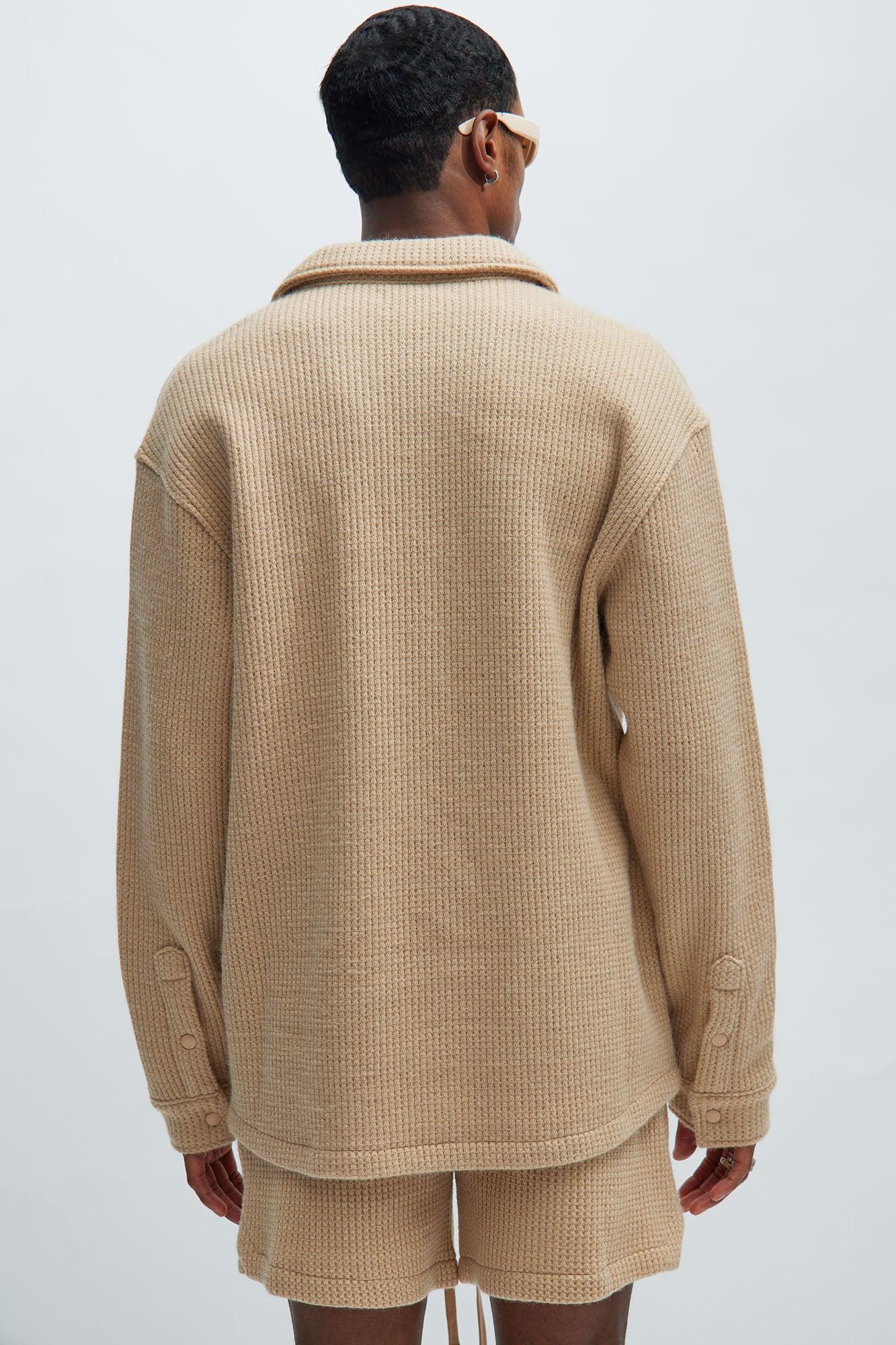 Otis Long Sleeve Shirt - Tan Product Image