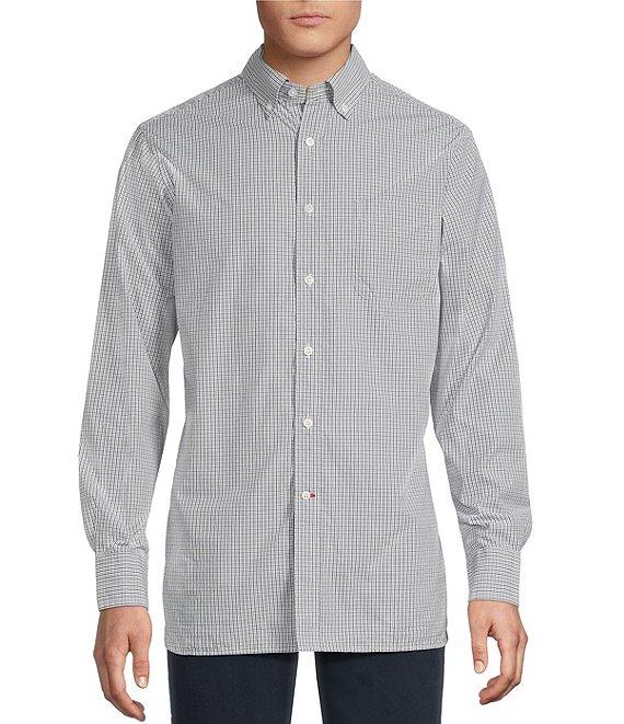 Cremieux Blue Label Plaid Poplin Long Sleeve Woven Shirt Product Image