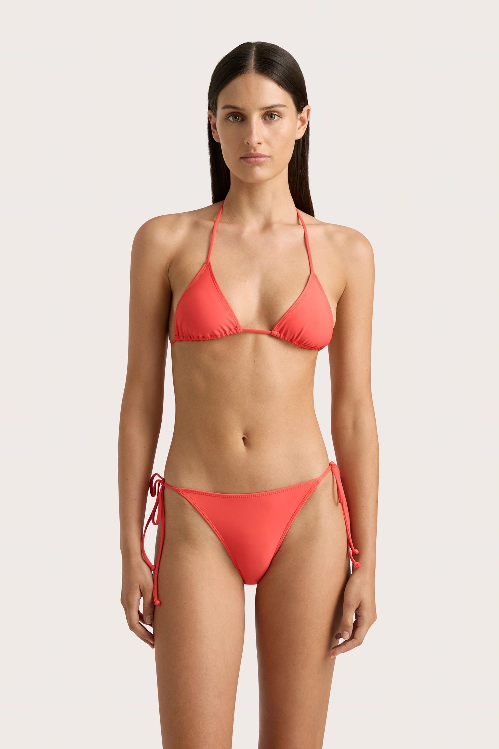 Sol Bikini Top Vermillion - Final Sale Product Image
