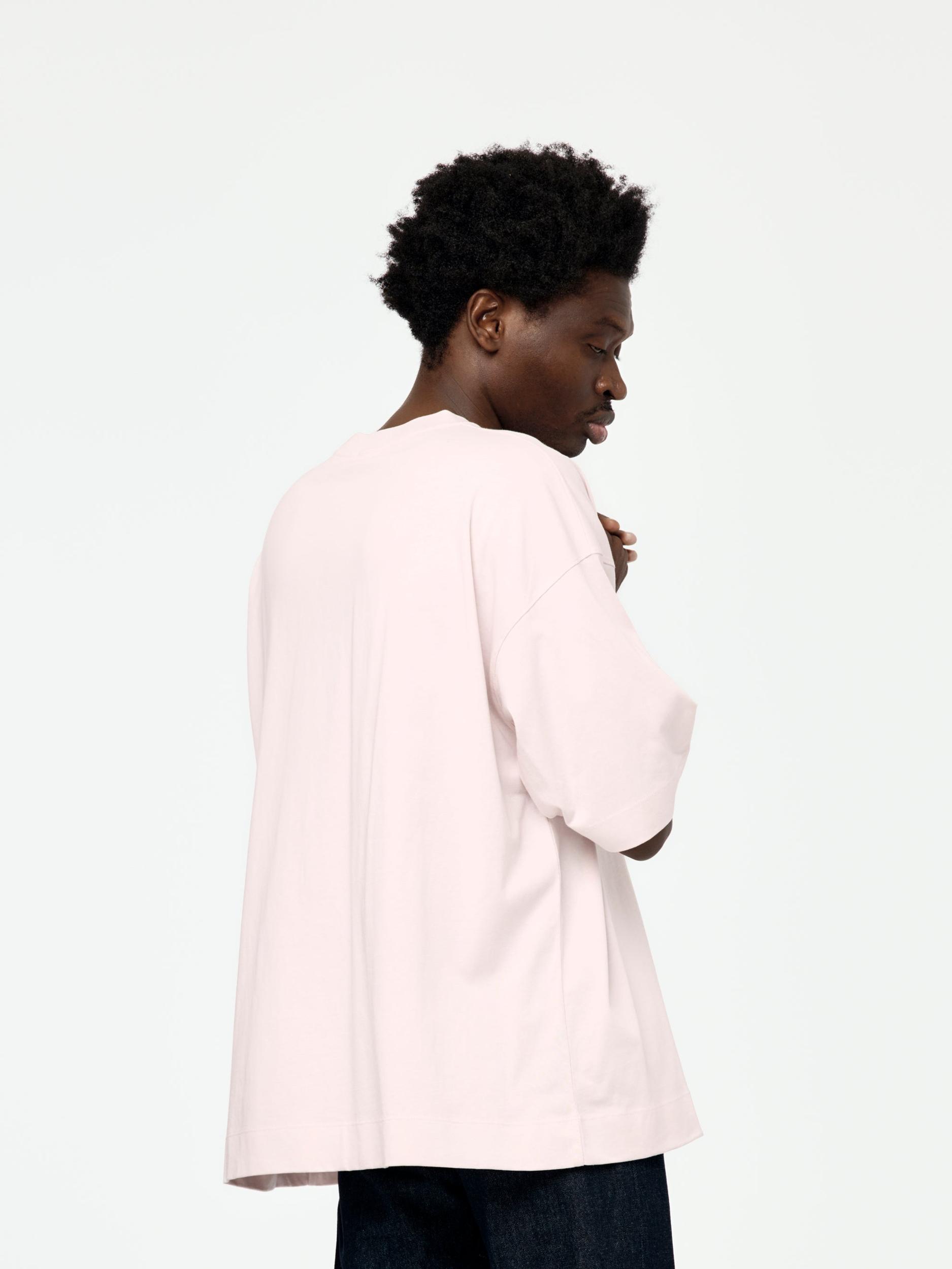 Hen S/S T-Shirt (Pale Pink) Product Image