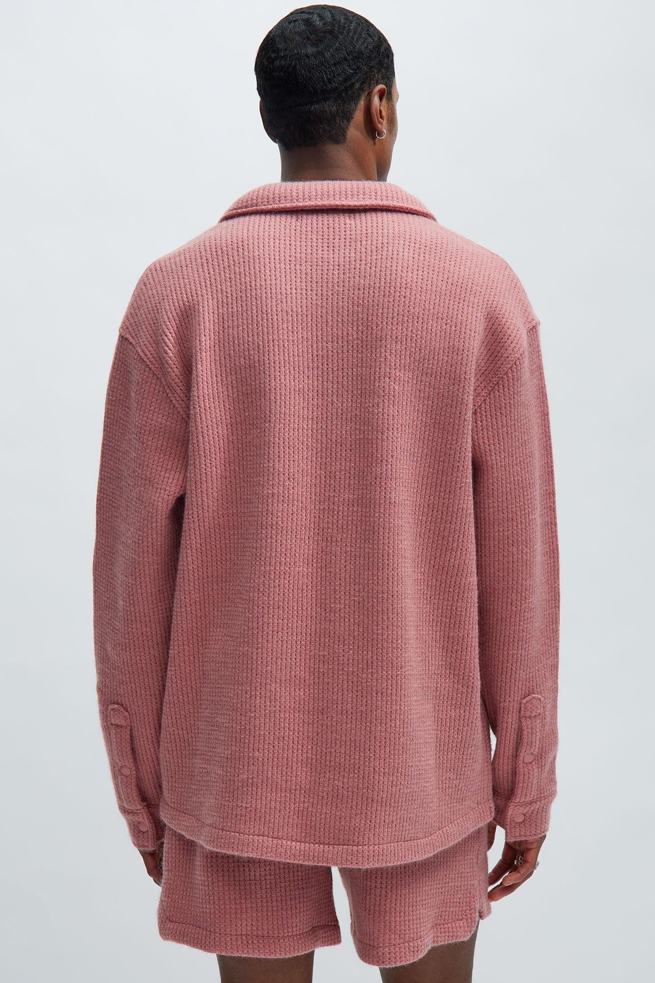 Otis Long Sleeve Shirt - Mauve Product Image